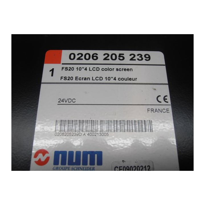 NUM 1060 FS20 monitor 10.4" LCD Color Screen 0206205239