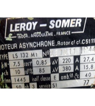 Motore Leroy Somer LS 132 M1
