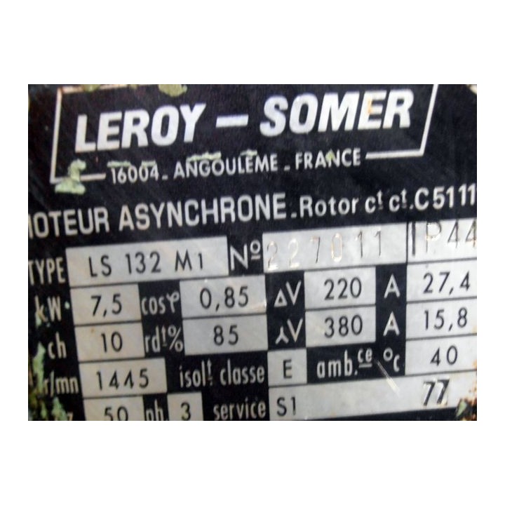 Motore Leroy Somer LS 132 M1
