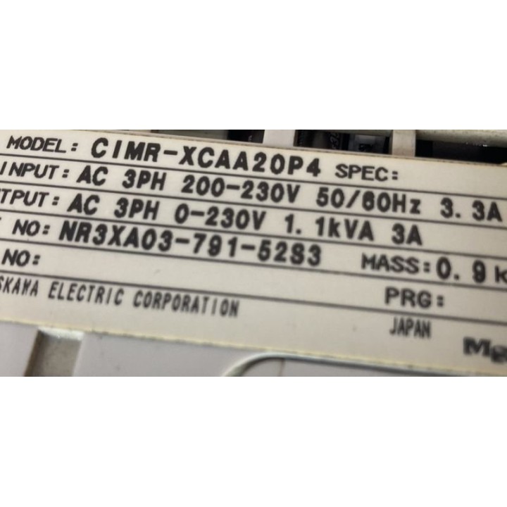 YASKAWA CIMR-XCAA20P4