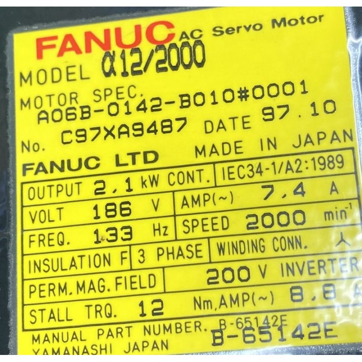 fanuc A06B-0142-B010