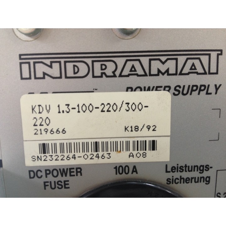 INDRAMAT power supply KDV 1.3-100-220/300-220