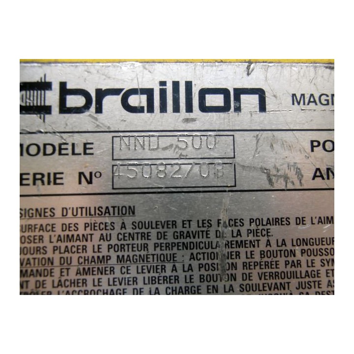 Imán magnético Braillon NND 500