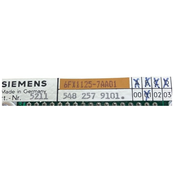 Carte SIEMENS SINUMERIK 6FX1125-7AA01