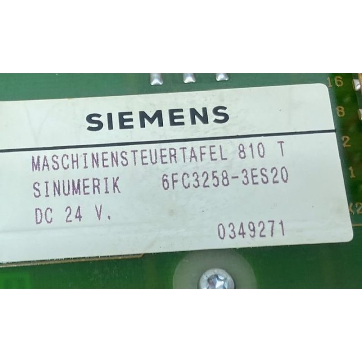Clavier SIEMENS 810T 6FC3258-3ES20