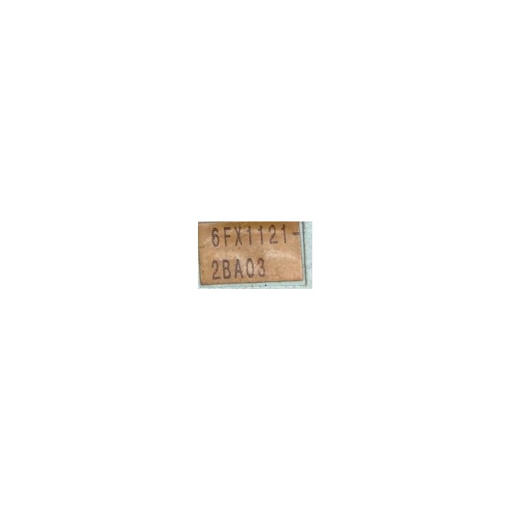 Carte SIEMENS 810T SIEMENS 6FX1121-2BA03