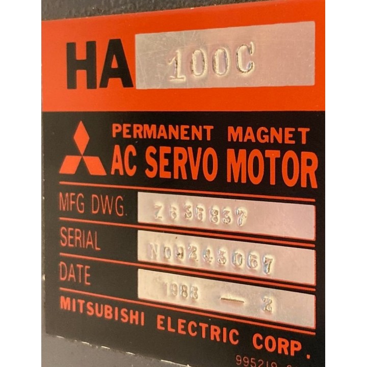 MITSUBISHI HA100C axis motor for MAZAK with TAMAGAWA SEIKI OSE 5KN-6-12-108