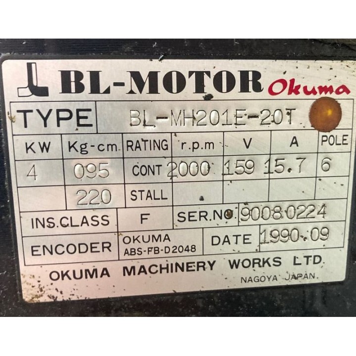 OKUMA BL-MH201E-20T motor