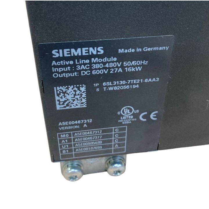 ALIMENTATION 16 kW SIEMENS ACTIVE LINE SIEMENS 6SL3130-7TE21-6AA3