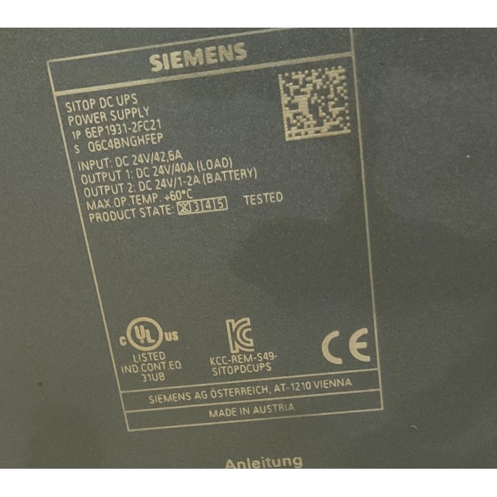 Onduleur SIEMENS 6EP1931-2FC21