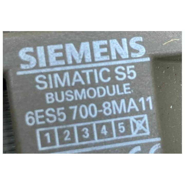 SIEMENS SIMATIC S5 BUSMODULE SIEMENS 6ES5700-8MA11