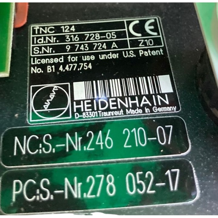 CN HEIDENHAIN TNC 124 Id.Nr. 316 728-05