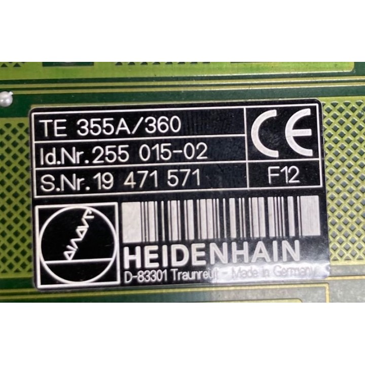 Pupitre HEIDENHAIN TE 355A/360