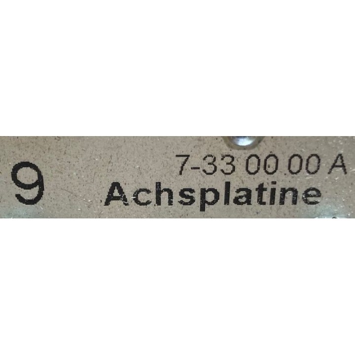 Carte Achsplatine 7-33 00 00 A