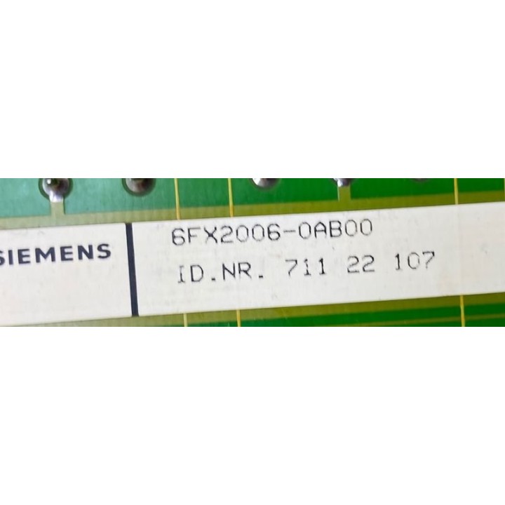 Carte clavier SIEMENS 6FX2006-0AB00
