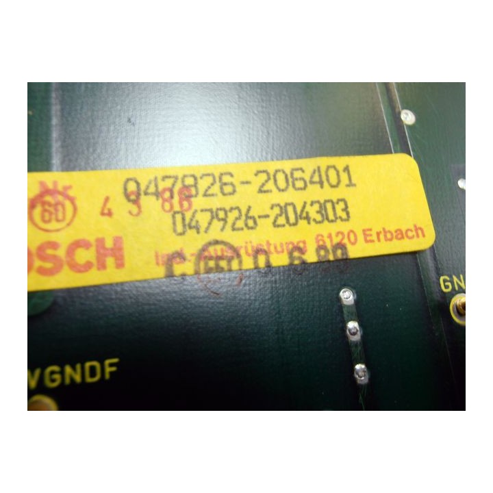 Bosch-Karte 047926-206401 für Bosch NC-Rack