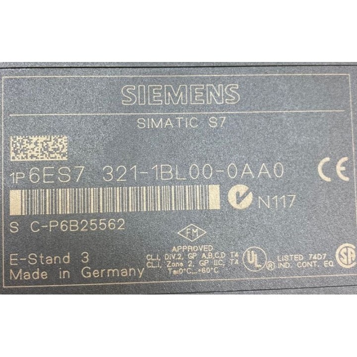 SIEMENS SIMATIC S7 6ES7321-1BL00-0AA0