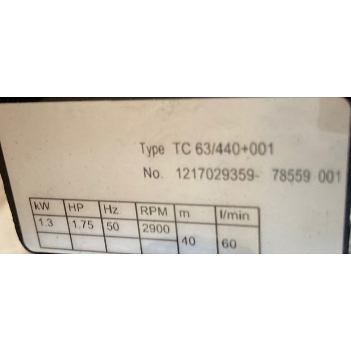 Pompe BRINKMANN TC 63/440+001 60l/min