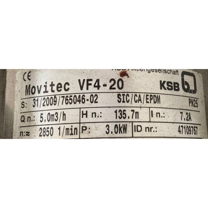 KSB MOVITEC VF4-20