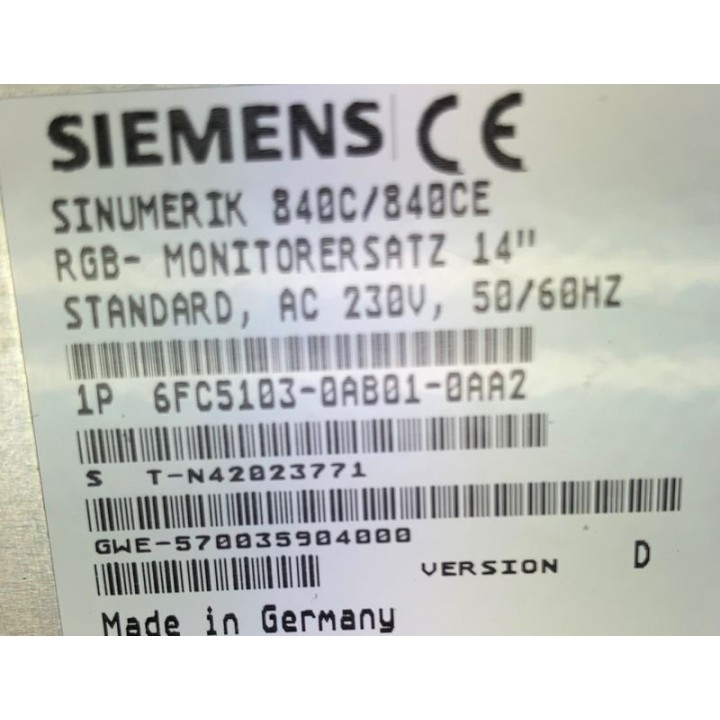 SIEMENS 6FC5103-0AB01-0AA2