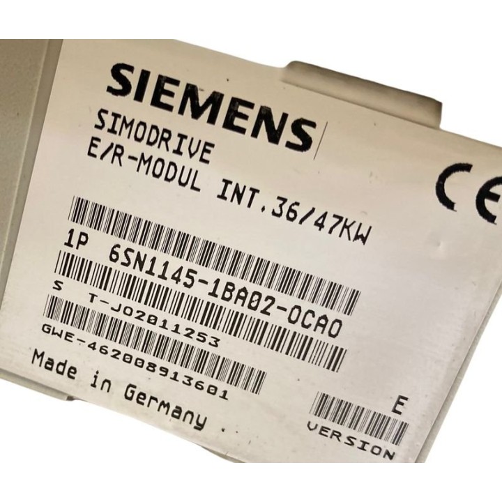 SIEMENS Simodrive E/R-Modul Int. 36/47kW 6SN1145-1BA02-0CA0