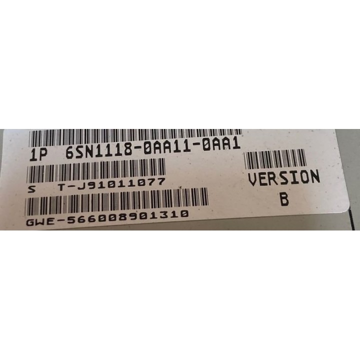 Carte de régulation SIEMENS 6SN1118-0AA11-0AA1