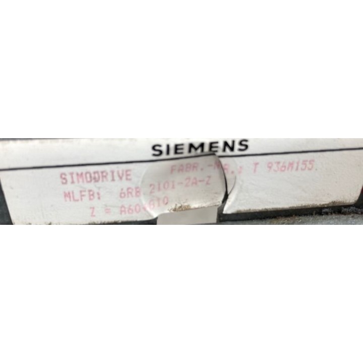SIMODRIVE SIEMENS 6RB2101-2A-Z