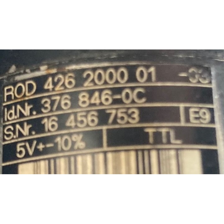 Moteur axe SIEMENS 1FT5046-0AC01-1-Z G51 H26 avec codeur ROD 426 2000 01-03