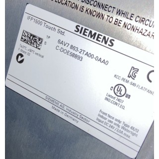 SIFP1500 SIEMENS 6AV7863-2TA00-0AA0