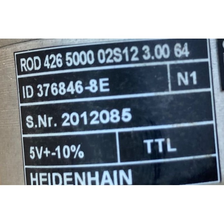 HEIDENHAIN ROD 426 5000 02S12 3.00 64