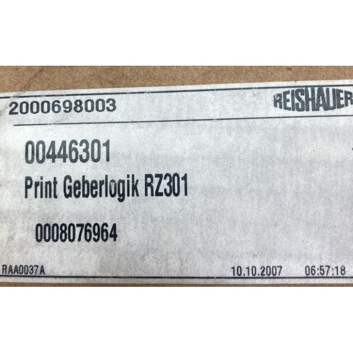 REISHAUER 00446301 Print Geberlogik RZ301