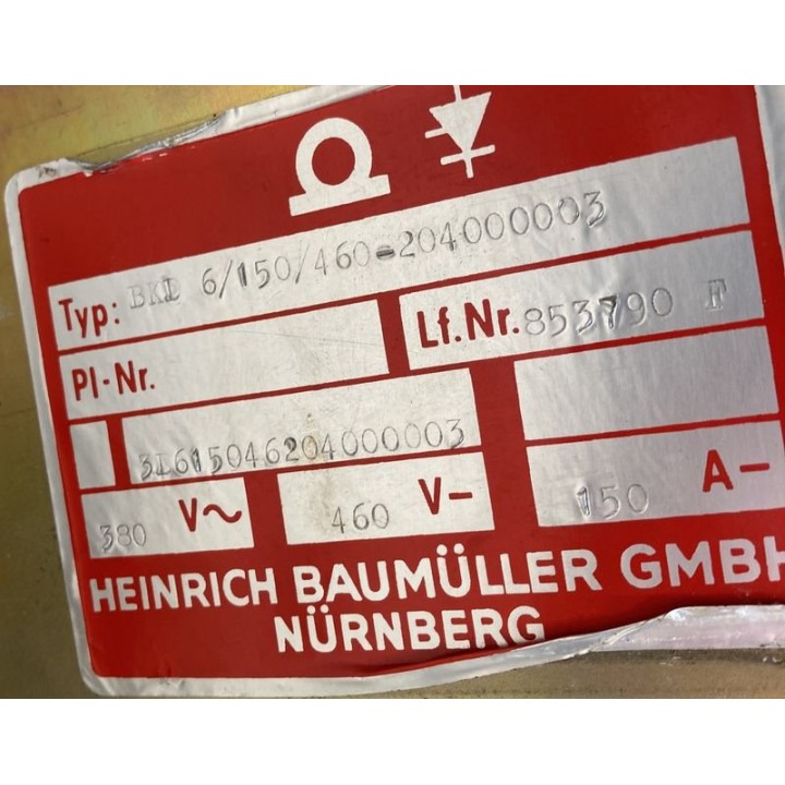 Variateur BAUMULLER BKL 6/150/460-204000003