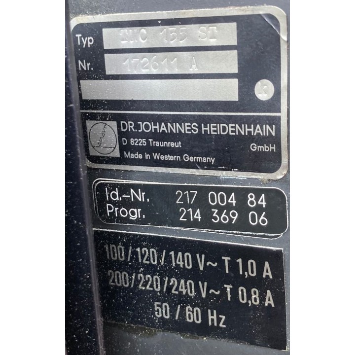 Controllo CNC HEIDENHAIN TNC 135 ST