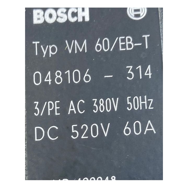 Alimentation BOSCH VM 60/EB-T 048106-314