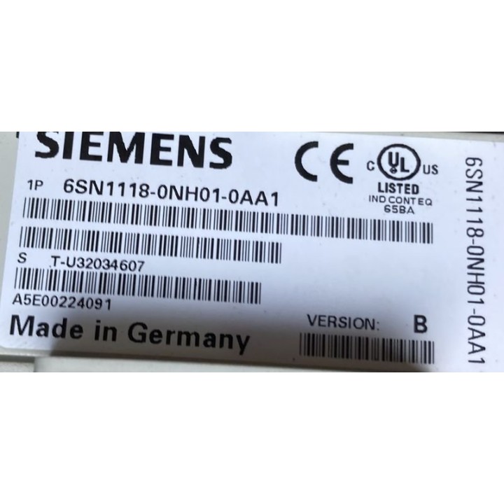 Carte SIEMENS 2 axes SIEMENS 6SN1118-0NH01-0AA1