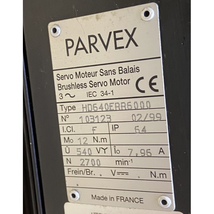 Moteur PARVEX HD640ERR6000