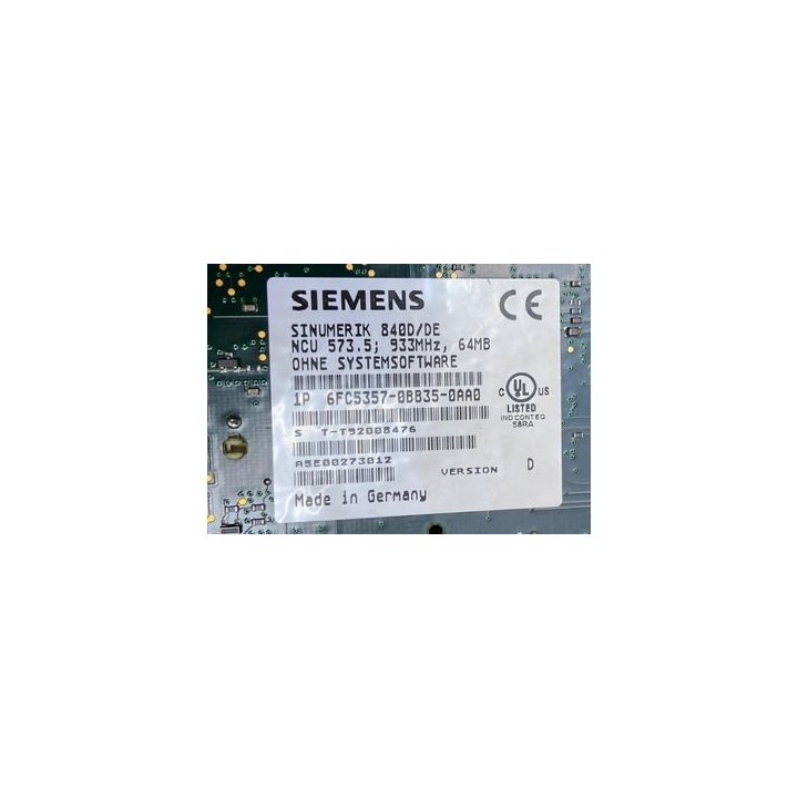 SINUMERIK 840D/DE NCU 573,5 SIEMENS 6FC5357-0BB35-0AA0