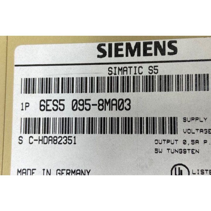 SIMATIC S5 SIEMENS 6ES5095-8MA03