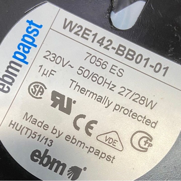 Ventilateur 230W EBM PAPST W2E142-BB01-01