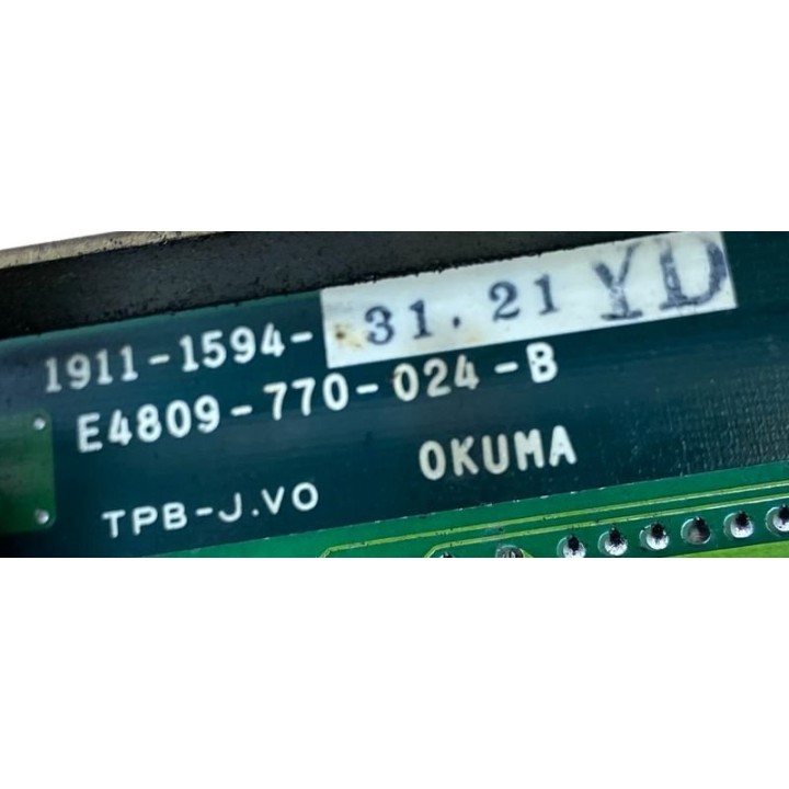 Carte OKUMA E4809-770-024-B 1911-1594-31.21