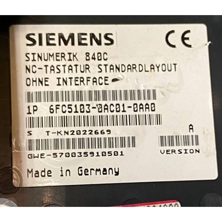 6FC5103-0AE01-0AA1 6FC5103-0AC01-0AA0