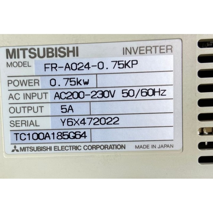 MITSUBISHI FR-A024-0.75KP