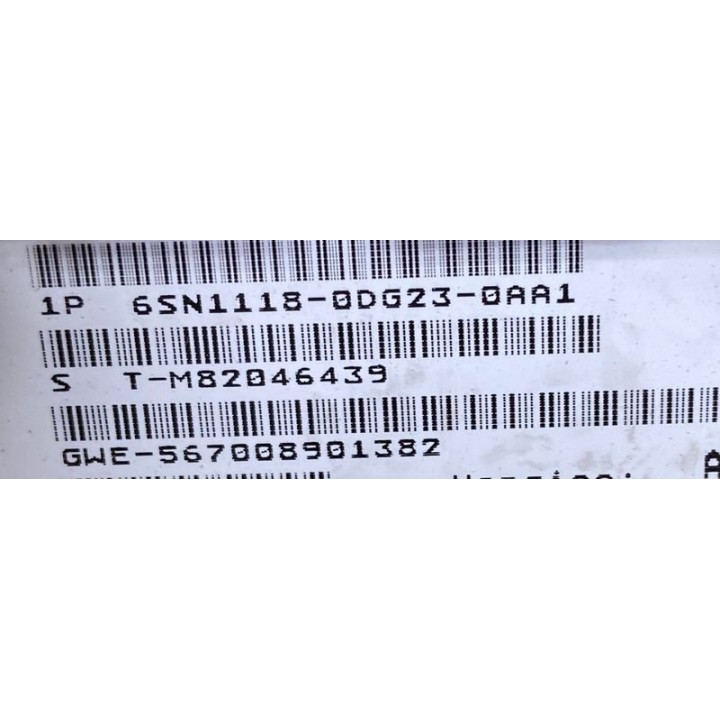 Carte de régulation SIEMENS 6SN1118-0DH23-0AA1
