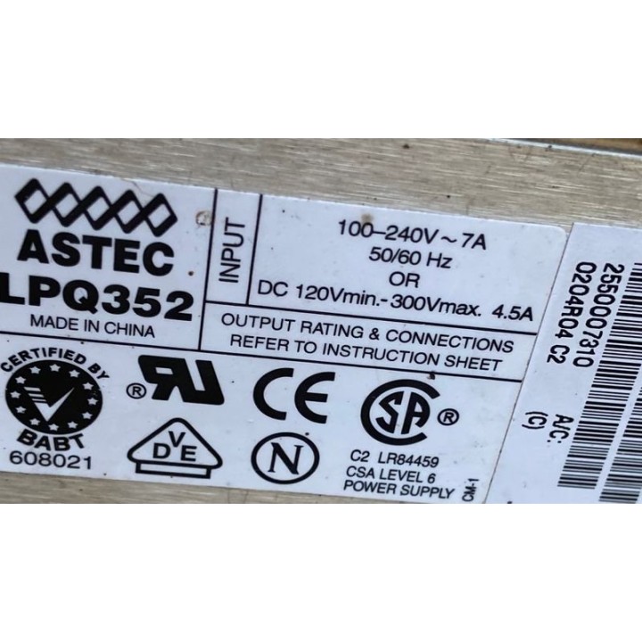 Alimentation ASTEC LPQ352