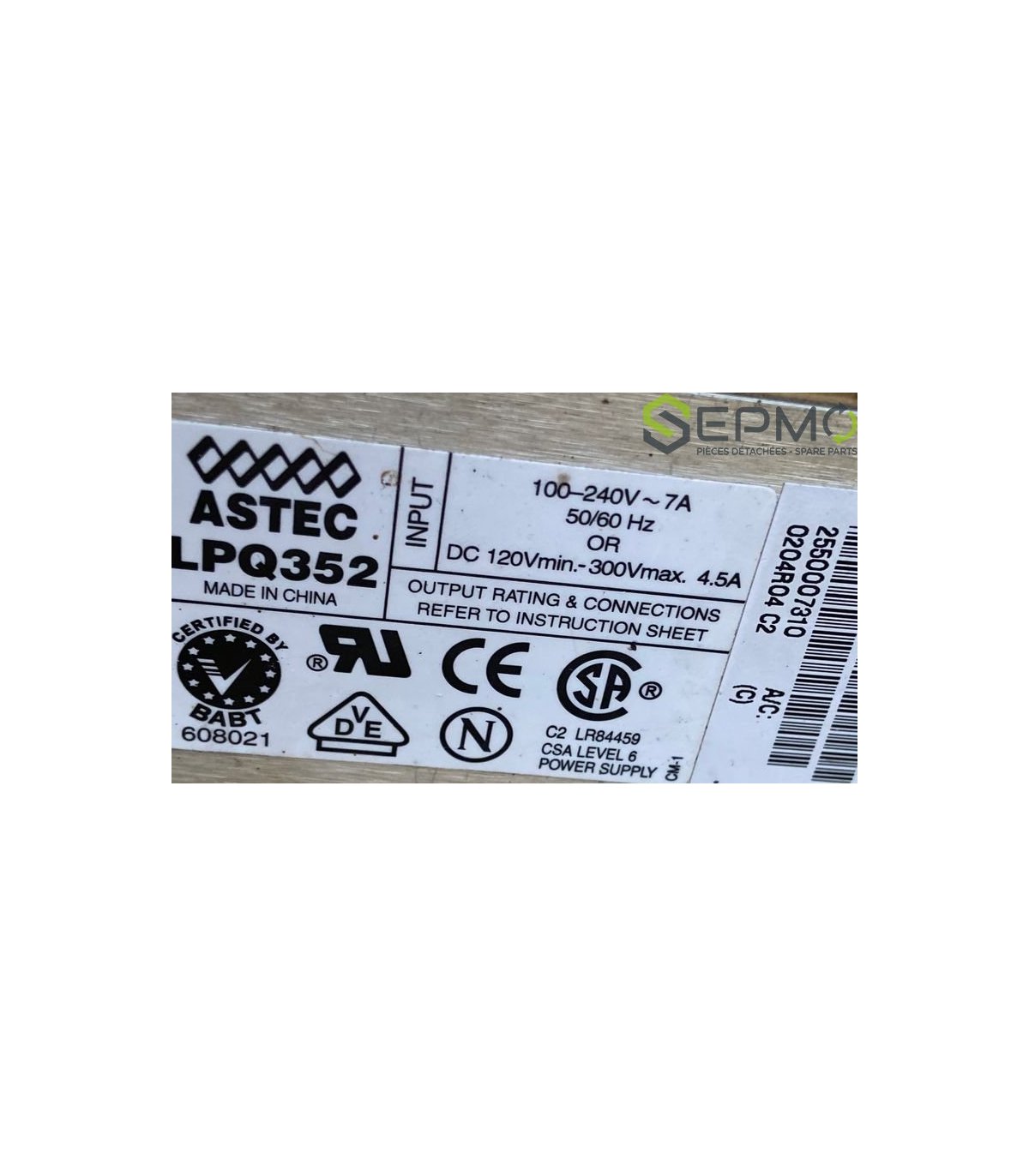 Alimentation ASTEC SA147-3521 - 145W - Module Occasion Fonctionnel