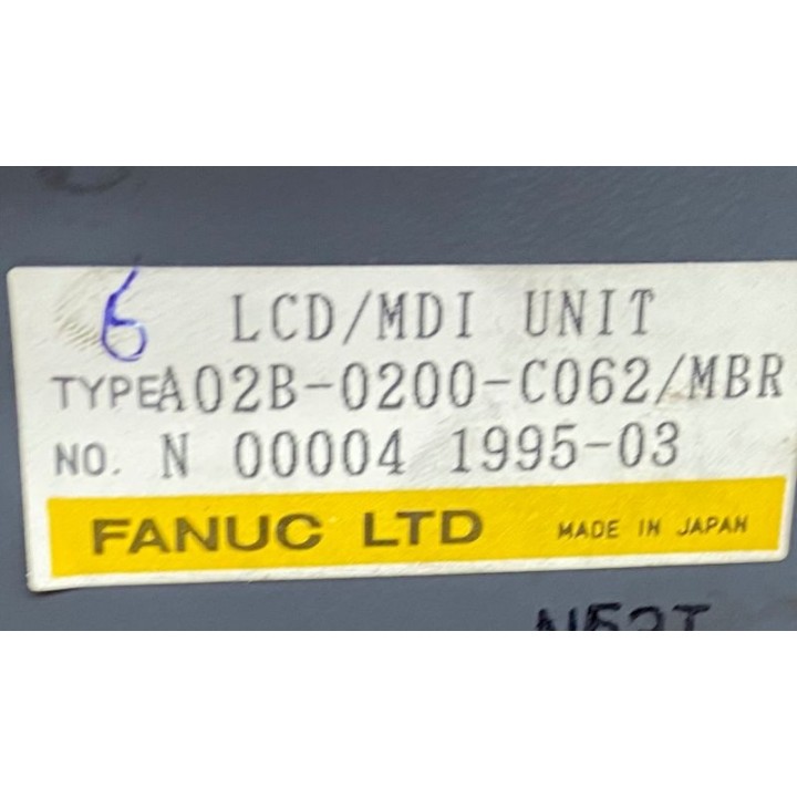 FANUC LCD/MDI UNIT FANUC A02B-0200-C062/MBR