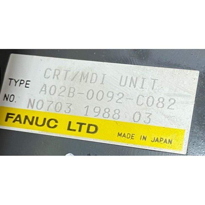 Pupitre écran FANUC A02B-0092-C082