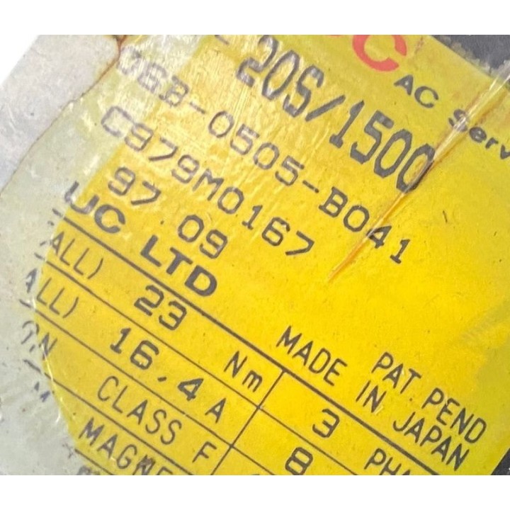 Moteur FANUC A06B-0505-B041