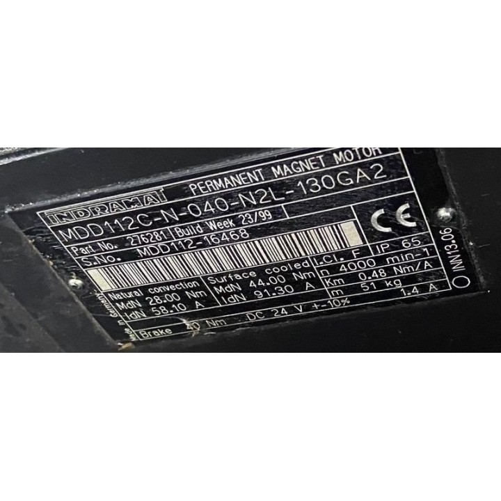 Moteur INDRAMAT MDD112C-N-040-N2L-130GA2