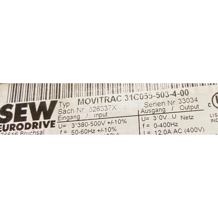 Variateur SEW MOVITRAC 31C055-503-4-00